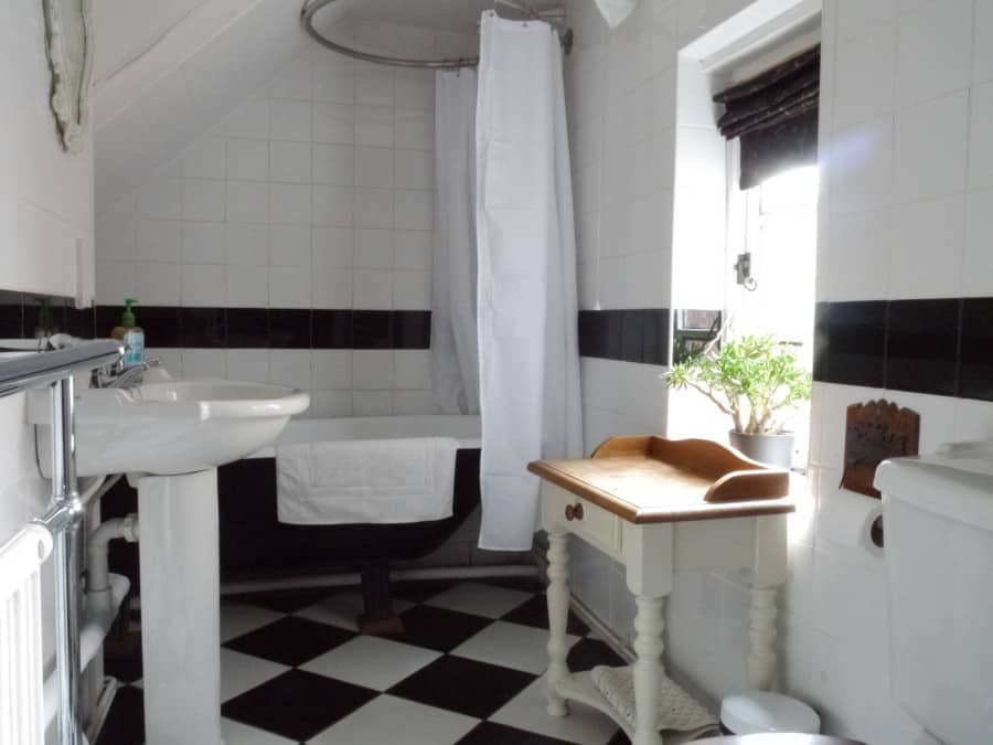 the new look bathroom